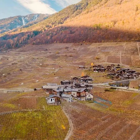 シャレー Alpine Bliss - Cozy With Panoramic Views Martigny-Combe