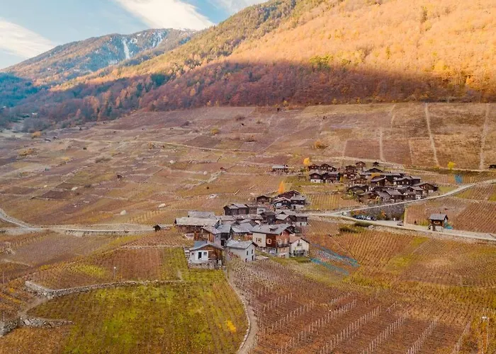 シャレー Alpine Bliss - Cozy With Panoramic Views Martigny-Combe